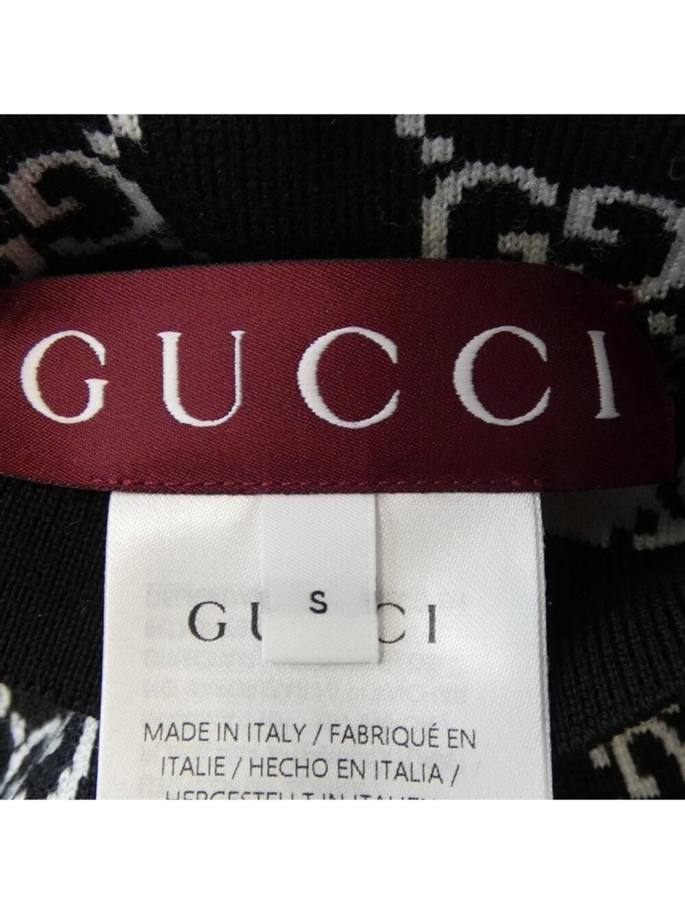 Gucci GG Wool Jacquard Reversible Cardigan - Picture 4 of 8